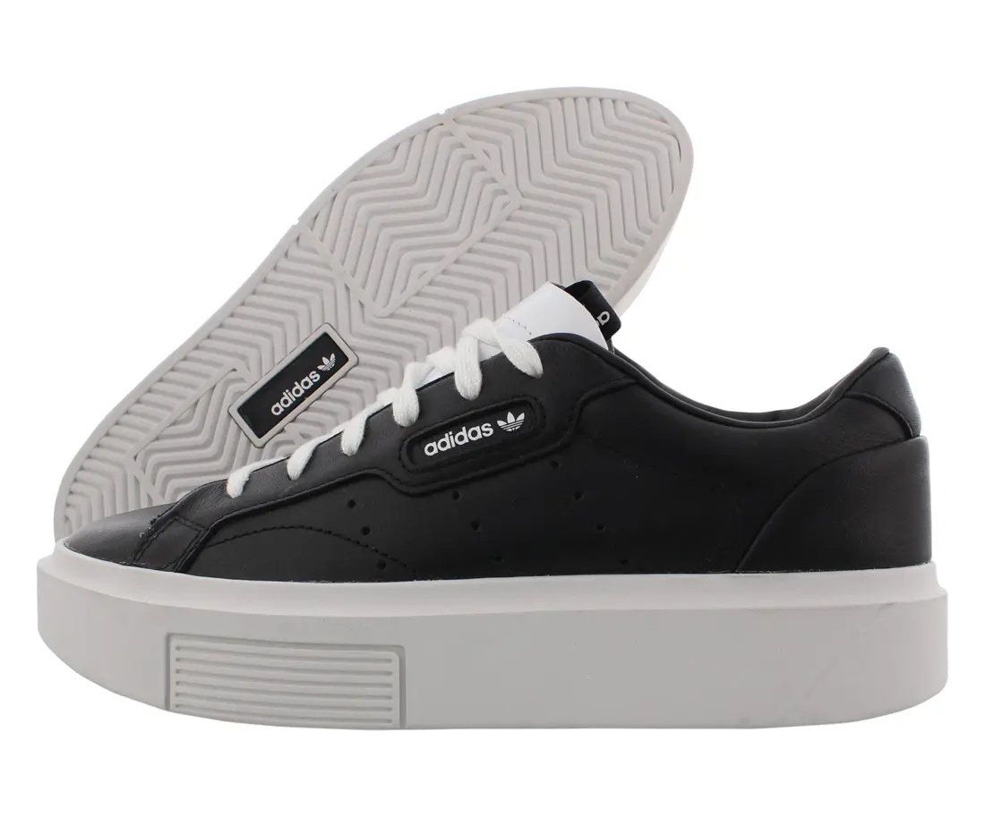 Adidas Women's Sleek Super Platform Sneaker, Casual Sports Shoes for Everyday Streetwear and Gym Training, Athletic, Casual Wear