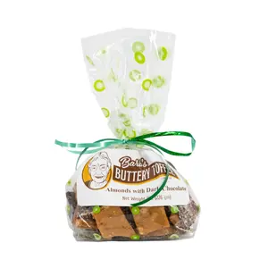 Homemade Dark Chocolate Toffee | 8 oz | Multiple Nut Options | Barb's Buttery Toffee