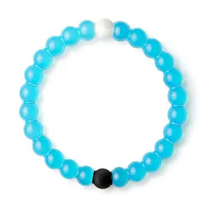 Hawaiian Silicone Beaded Bracelet - Tranquility, Strength, & Style, Men and Women