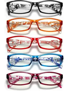 5-Pack Blue Light Blocking Reading Glasses – Anti-Glare Computer & UV Eye Protection