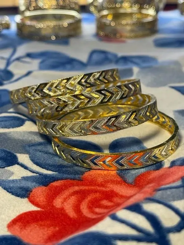 Size 2.0 Toddler Indian Bangles