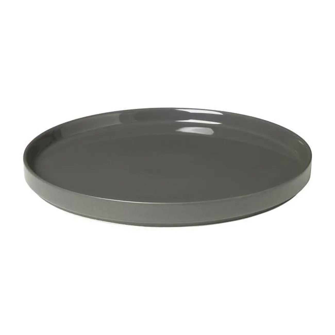 Blomus 63964.4 Pilar Dinner Plate, Pewter - Set of 4