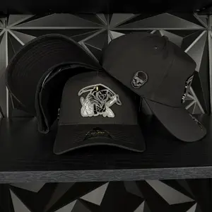 Santa muerte SnapBack hat-black