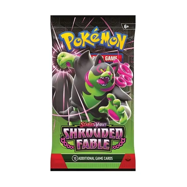 Scarlet And Violet Shrouded Fable booster Pack- RIPPED LIVE