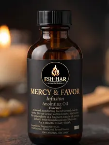 Mercy & Favor Infusion Oil – Sacred Botanical Anointing Blend for Prayer & Worship