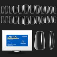 504Pcs Clear Short Coffin