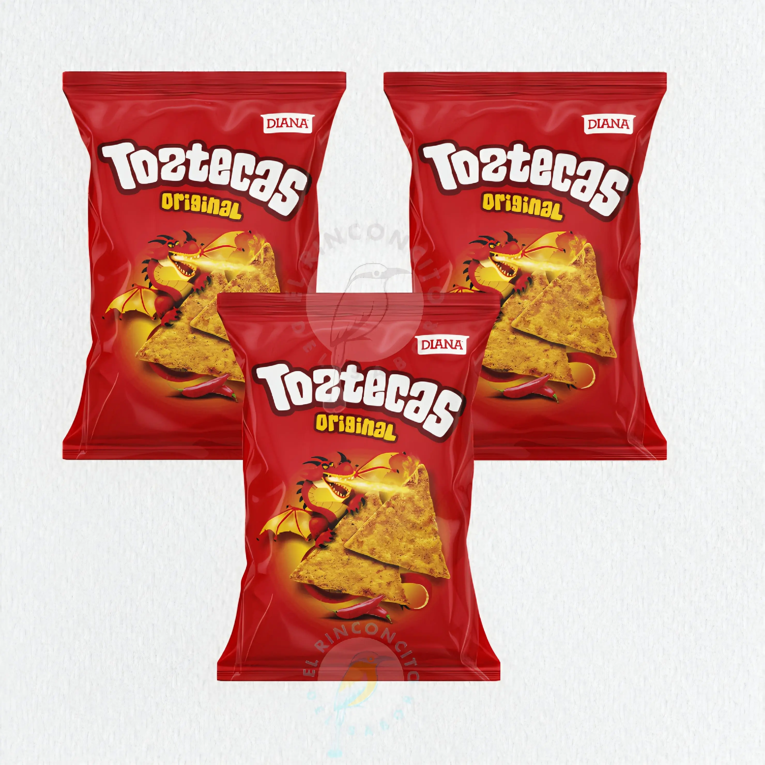 Toztecas Diana Brand Original pack Corn Chips Snacks Crunchy Flavor Traditional