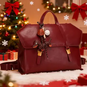 Black Friday Big Work School Travel Bag 15 Inches Laptop Bag for Men Women Roomy 4-in-1 Functional Versatile Unisex Red Classic