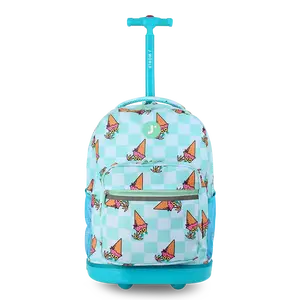 Sunrise Rolling Backpack (18 Inch) in Ice Cone