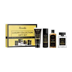 Men's Fragrance Gift Set: Cleansing, Moisturizing, Hydrating, Long-lasting Fragrance, Fresh and Charming Skincare Set