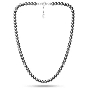 Terahertz Stone Beaded Necklace (6MM Beads)