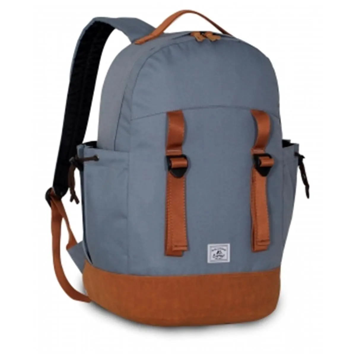 Everest Journey Casual Backpack - Dark Gray Classic Polyester Synthetic, 18L Spacious, 1.0 Lbs / 0.5 Kg, 17.5x12x6.5 in, Zipper Closure, Clean Look, Backpacks for School