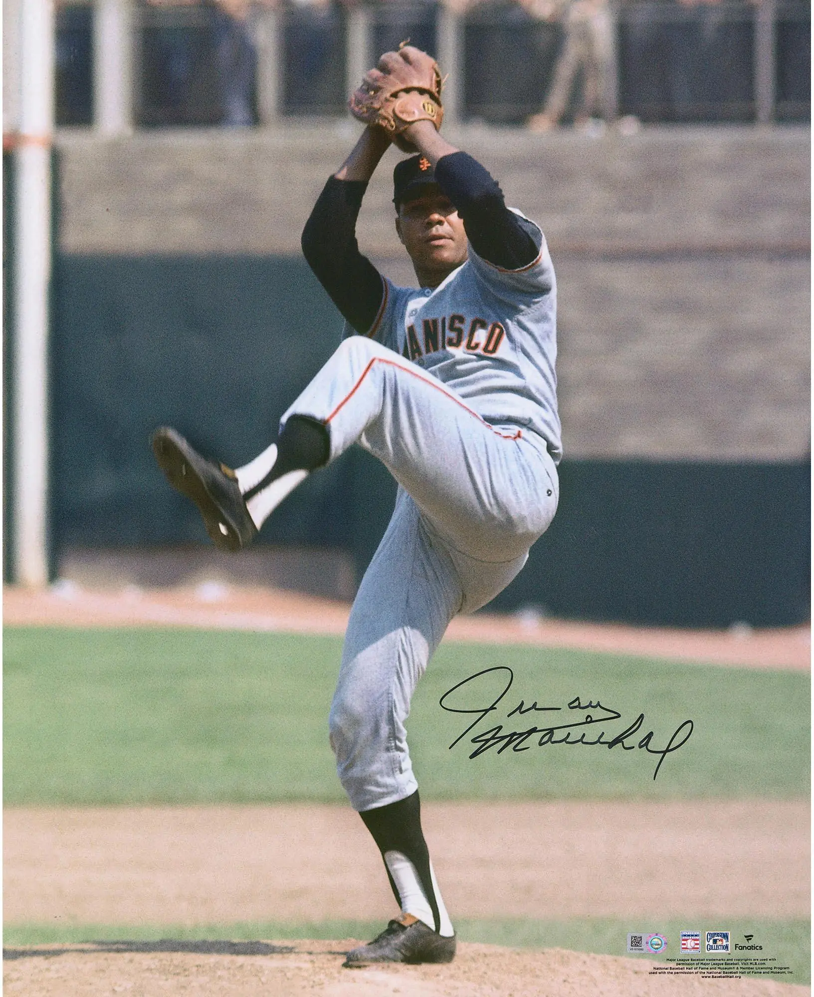Juan Marichal San Francisco Giants Autographed 16" x 20" Pitching Photograph - Fanatics Authentic Certified