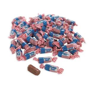 Tootsie Roll Patriotic USA Flag Midgees Chocolate Candy - 70 Pcs