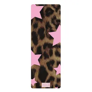 Cheetaholic Yoga Mat – Non-Slip Suede Pilates Mat