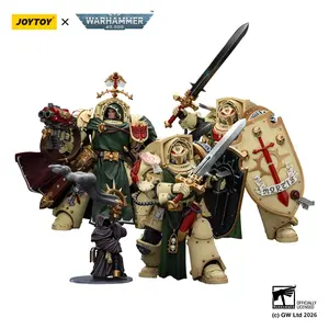 JOYTOY Warhammer 40k 1/18 Action Figures Dark Angels Deathwing Knight  With Power Sword, Storm Shield and teleport homer