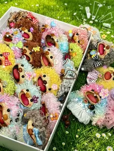 Forest-themed finished fruit shell handicraft doll accessories high-appearance niche non-collision hanging bag table decoration