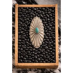 THE RANCH ROSE CONCHO RING