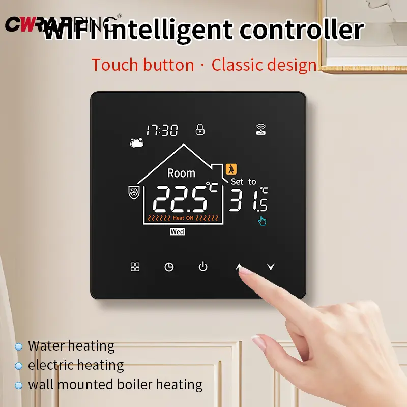Floor Heating Thermostat Tuya WiFi Programmable Temperature Controller for Electric Warm Gas Boiler Smart Life Work for Home