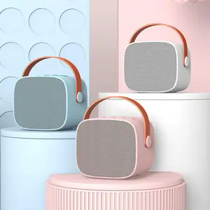Portable Wireless Bluetooth Speaker with Built-in Mic - Mini Karaoke Machine for Outdoor/Home Use, Bass Boost & TF Card Support, Compact Sound System Audio Smartphone