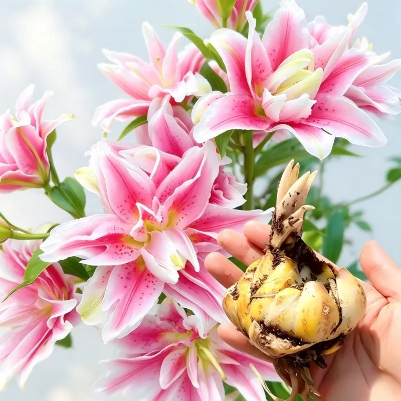 Fragrant Lily Bulbs for Planting, Easy-to-Grow Hardy Perennials, Ideal for Indoor Pots, Outdoor Spaces & Home Garden Decoration