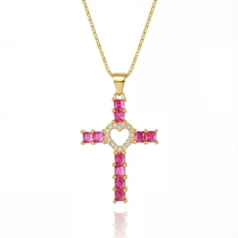 ”Cross my heart” necklace