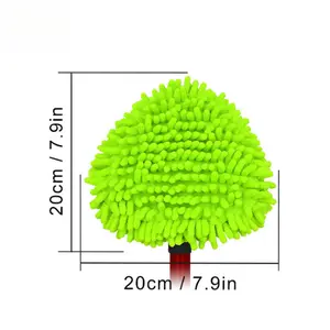 Compatible with Vileda/O-Cedar Easywring rotating mop replacement head chenille mop cloth broom