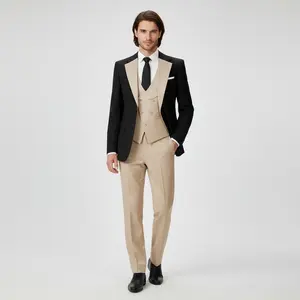 Men's Three-Piece Suit Set-Vintage Professional Style| Business Formal & Wedding Attire| Annual Meeting, Interview & Casual Commuting Outfit