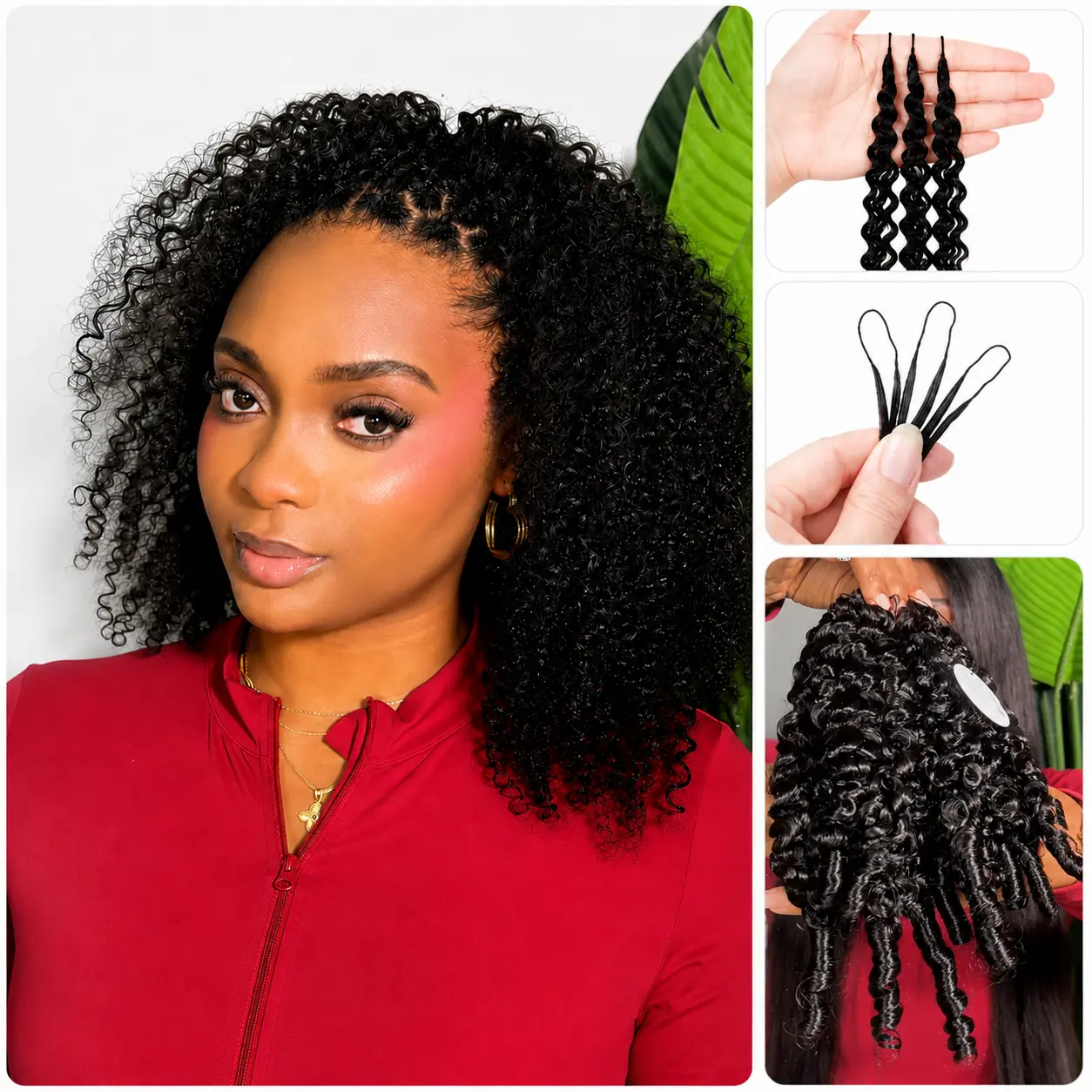 【Miracle knots】LWIGS Feather Crochet Human Hair Extensions Knotless Pre-Separated 60 Strands / Bundle Time-Saving #summervibes