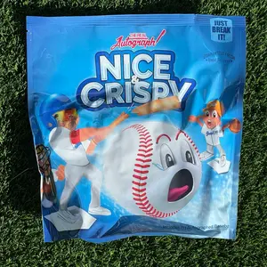 Topps cards + Nice N Crispy MLB baseball single jersey