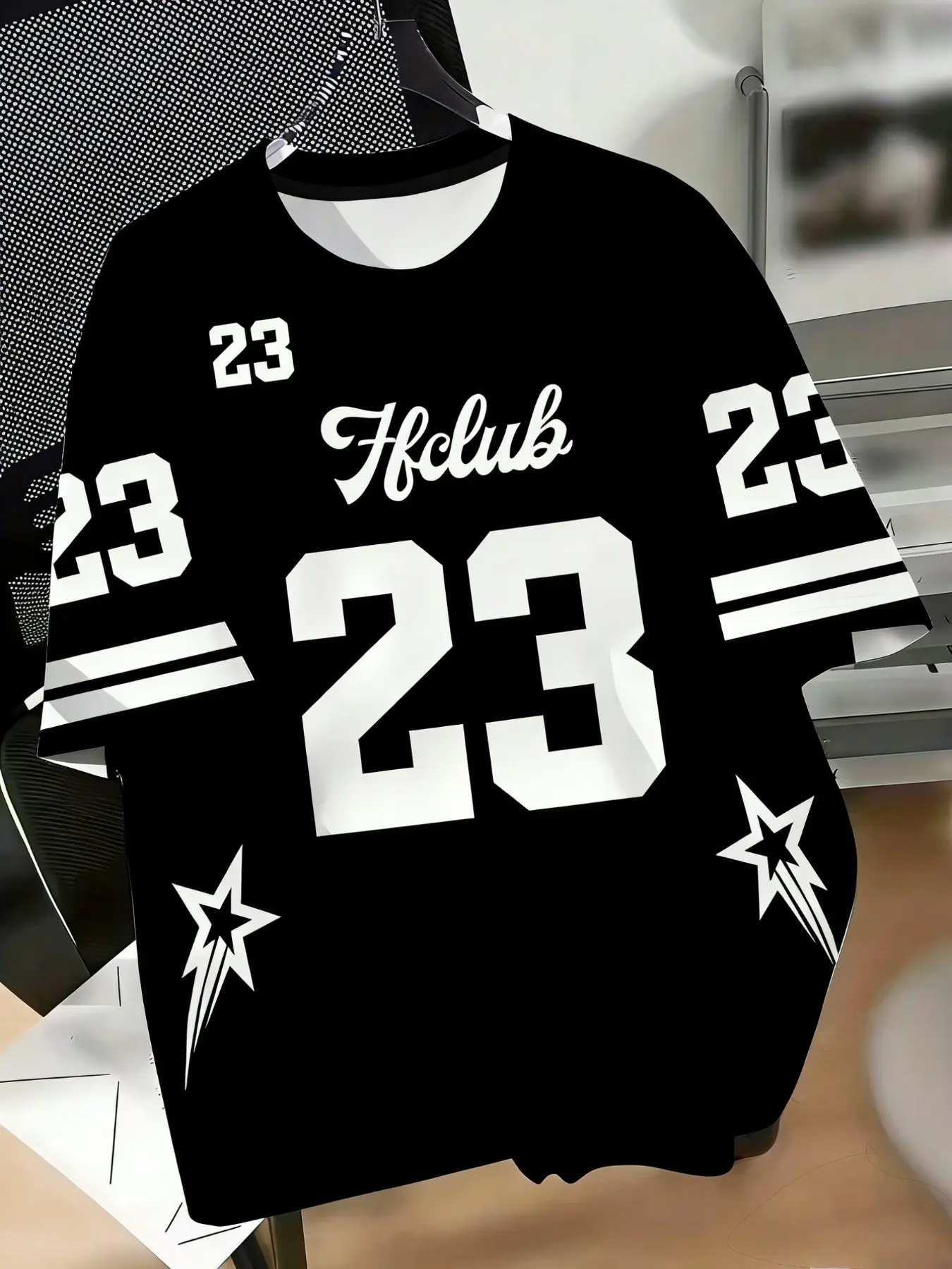 Men's Short Sleeve T-Shirt, American Football Jersey, 3D Print, Training Wear, Athletic Activewear, Sports Clothing, Casual Fitted Long Top, Workout Tops, No Zipper