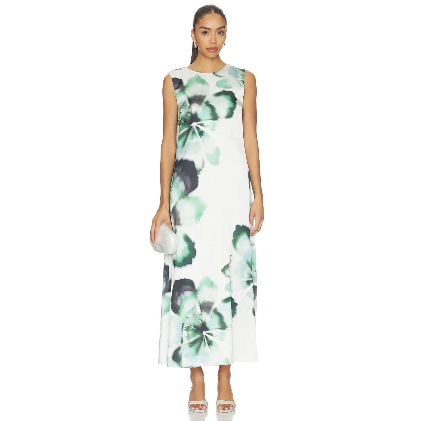 MISA Los Angeles Sylvie Dress in Verdant Anemone
