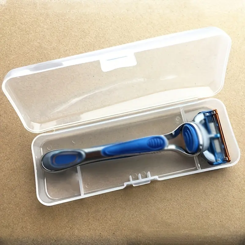 1pc Organize Your Shaving Razors with This Portable, Protective, Durable Storage Box - Perfect for Travel! Manual Shaver