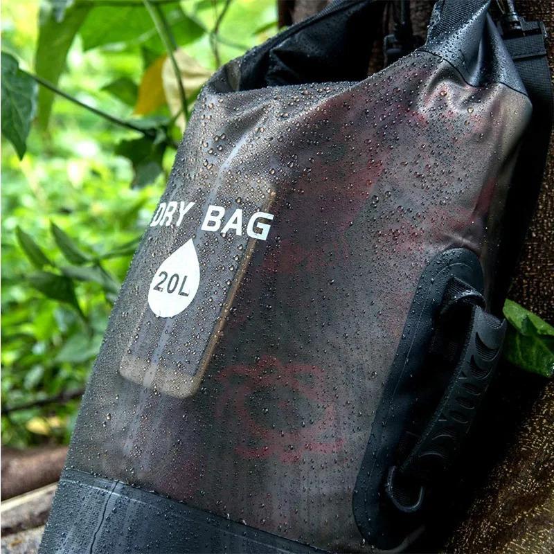 Waterproof Dry Bag 10L 20L Storage Pack Pouch For Swimming Trekking Rafting Boating Kayaking Rafting Drybags Backpack XD117Y