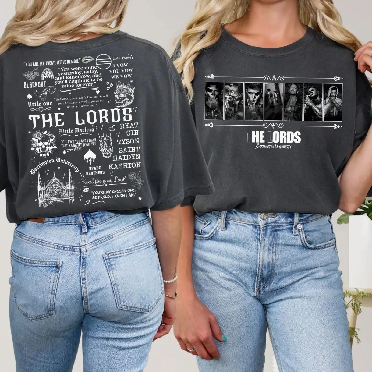 The LORDS Series T-Shirt, Chaotic Book Sweatshirt, I Vow You Vow We Vow Hoodie, Bookish Merch, Dark Romance Tee, Book Lover, Spicy Reader Gifts