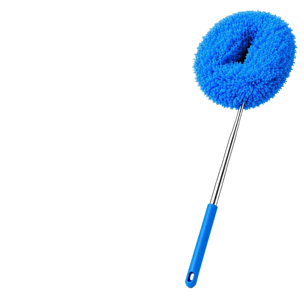 Telescopic 360° Bendable Feather Duster | Anti-Static Dust-Trapping Long-Handle Cleaning Tool for High Ceilings, Fans, Blinds, Shelves & Hard-to-Reach Areas