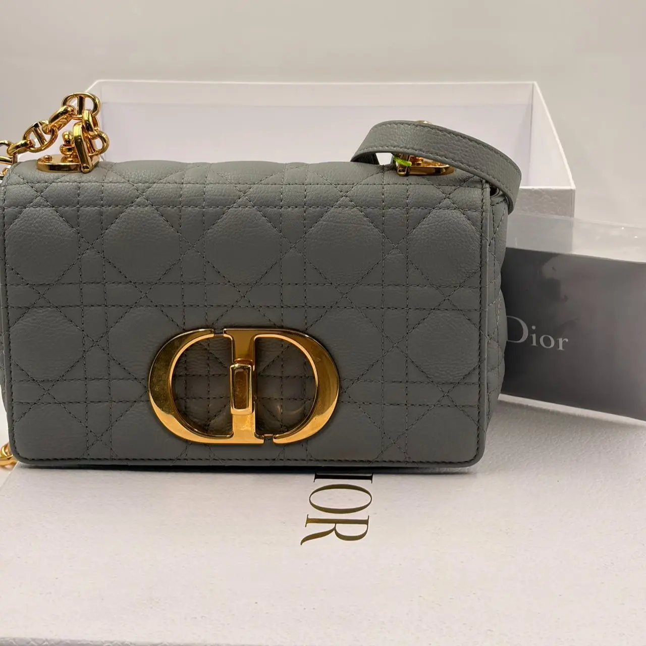 Pre-owned Dior leather Shoulder Bags Christian Caro Small Bag