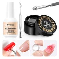 Solid Nail Glue Gel with Nail Glue Remover Set