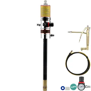 VEVOR Grease Pump,  50:1 Pressure Ratio Air Operated Grease Pump with 13 ft High Pressure Hose and Grease Gun, Pneumatic Grease Pump, Portable Lubrication Grease Pump with 360° Swivel Grease Gun Head