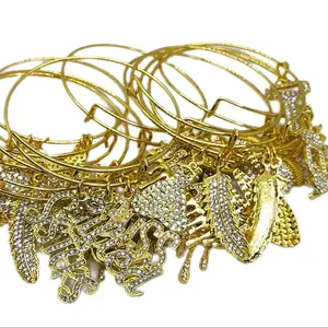 3 PcS Simple Bling Bling Bangles for women Daily use