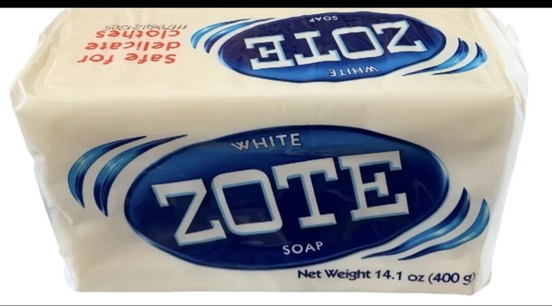Zote Pink White Laundry Bar Soap 400g Jabon Azul Blanco Rosa for Your Laundry Needs Super Fresh
