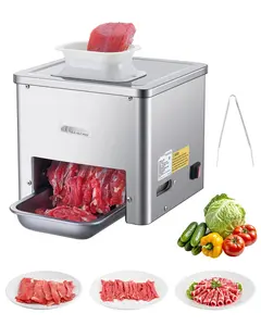 Electric Meat Cutter Machine 550W Meat Slicer For Kitchen And Restaurant Use, Professional Food Processing Equipment With Adjustable Slice Thickness, Stainless Steel Blade, Safe Operation, Easy To Clean, Durable Industrial Grade