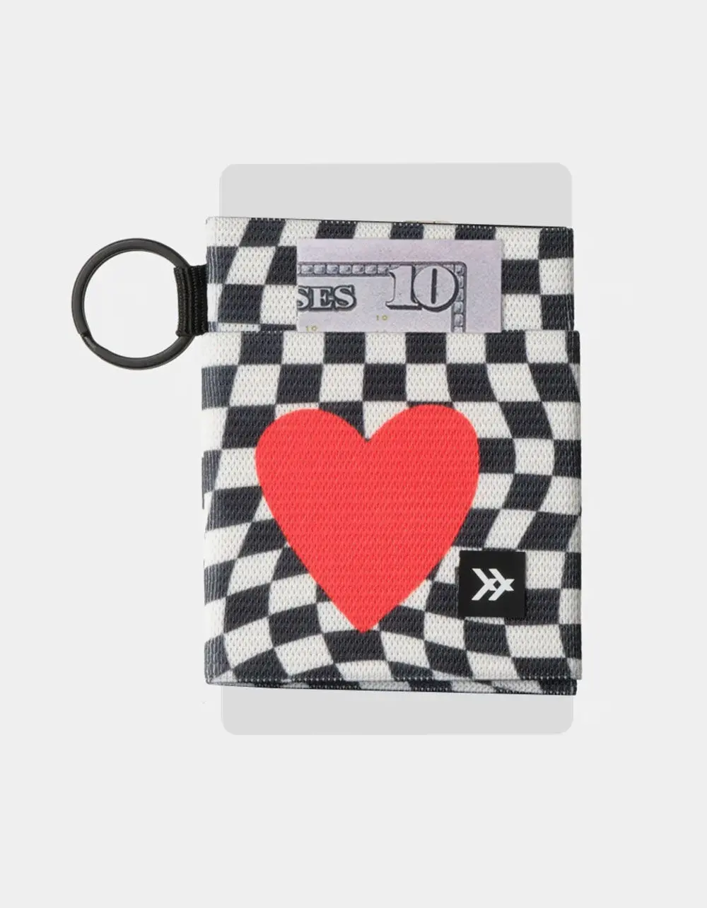 THREAD Elastic Wallet, Black  &  White