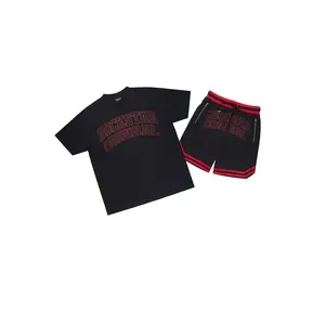 Hooper Black T-Shirt Short Set