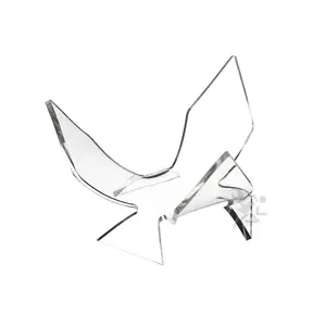 4" Three-Prong Tulip Display Stands for Large Eggs & Spheres