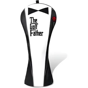 The Golf Father Golf Club Covers, Driver Headcover, Funny Head Covers Golf Club Covers for Men, Driver Fairway Utility Ut Head Cover headcover