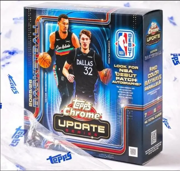 2025-26 Topps Chrome Update Basketball Mega Box