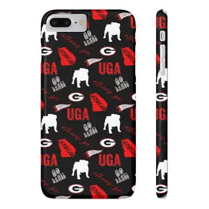 GA Bulldogs themed Slim Phone Cases