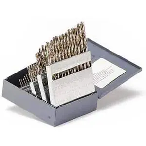 Titan USA Drill Bit Sets, System of Measurement: Inch, Drill Bit Material: High Speed Steel, Drill Bit Set Type: Jobber Length Drill Bits, Min Drill Bit Size (Wire): #60, Max Drill Bit Size (Wire): #1, Drill Point Angle: 118 MS99040