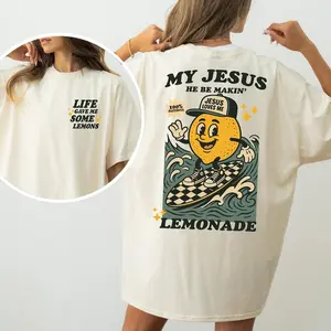 Lemonade Surf Shirt , Cute Lemonade Shirt , Toddler And Baby Shir , Life Gave Me Some Lemons Shirt , Kids Shirt , Christian Shirt